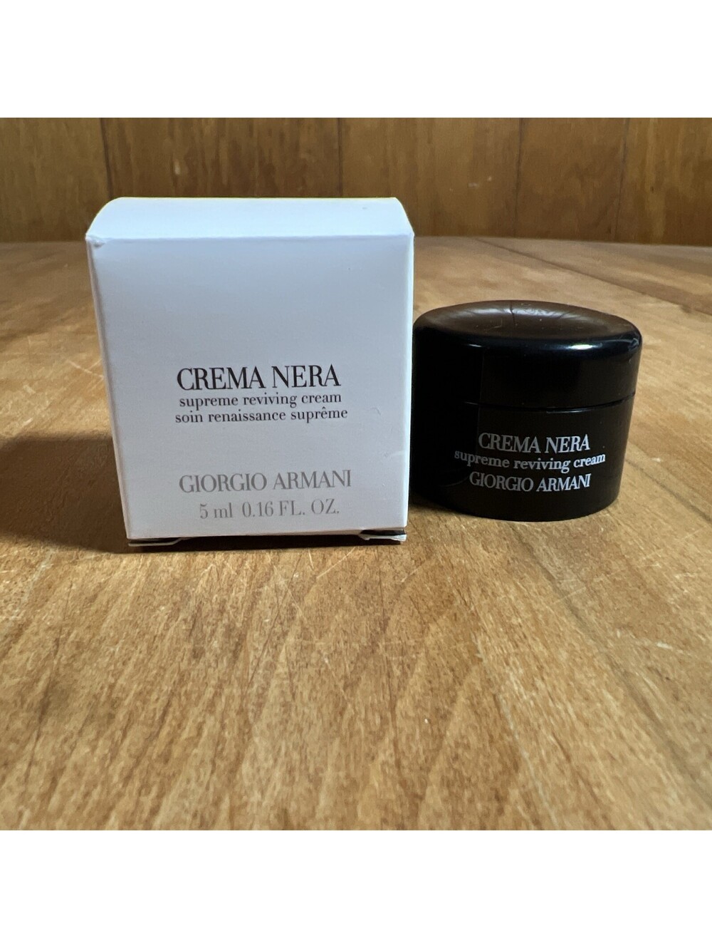 GIORGIO ARMANI CREMA NERA SUPREME REVIVING CREAM MINI TRAVEL 5 ML 0.16 OZ